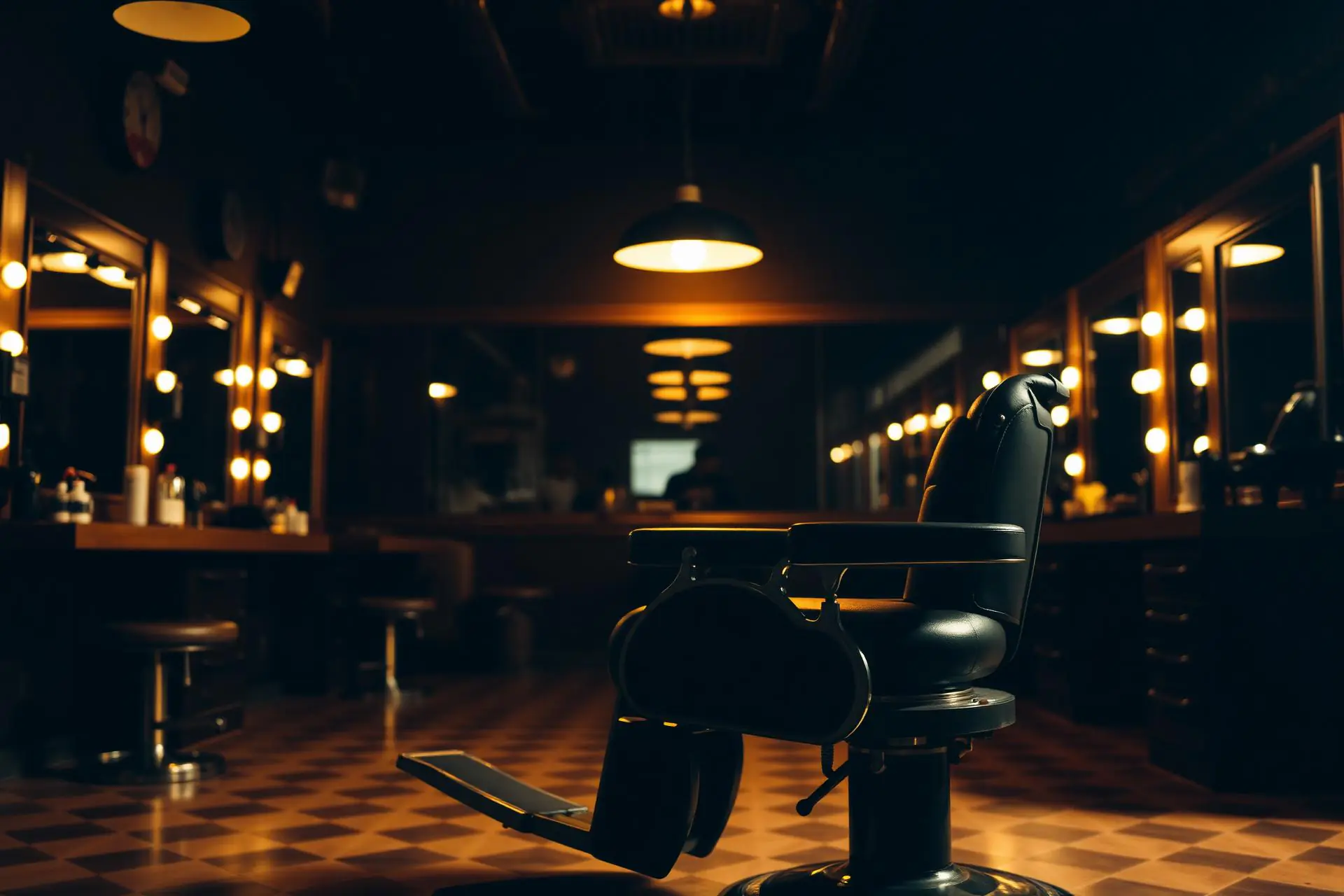 Top Tier Quality Barbering shop interior