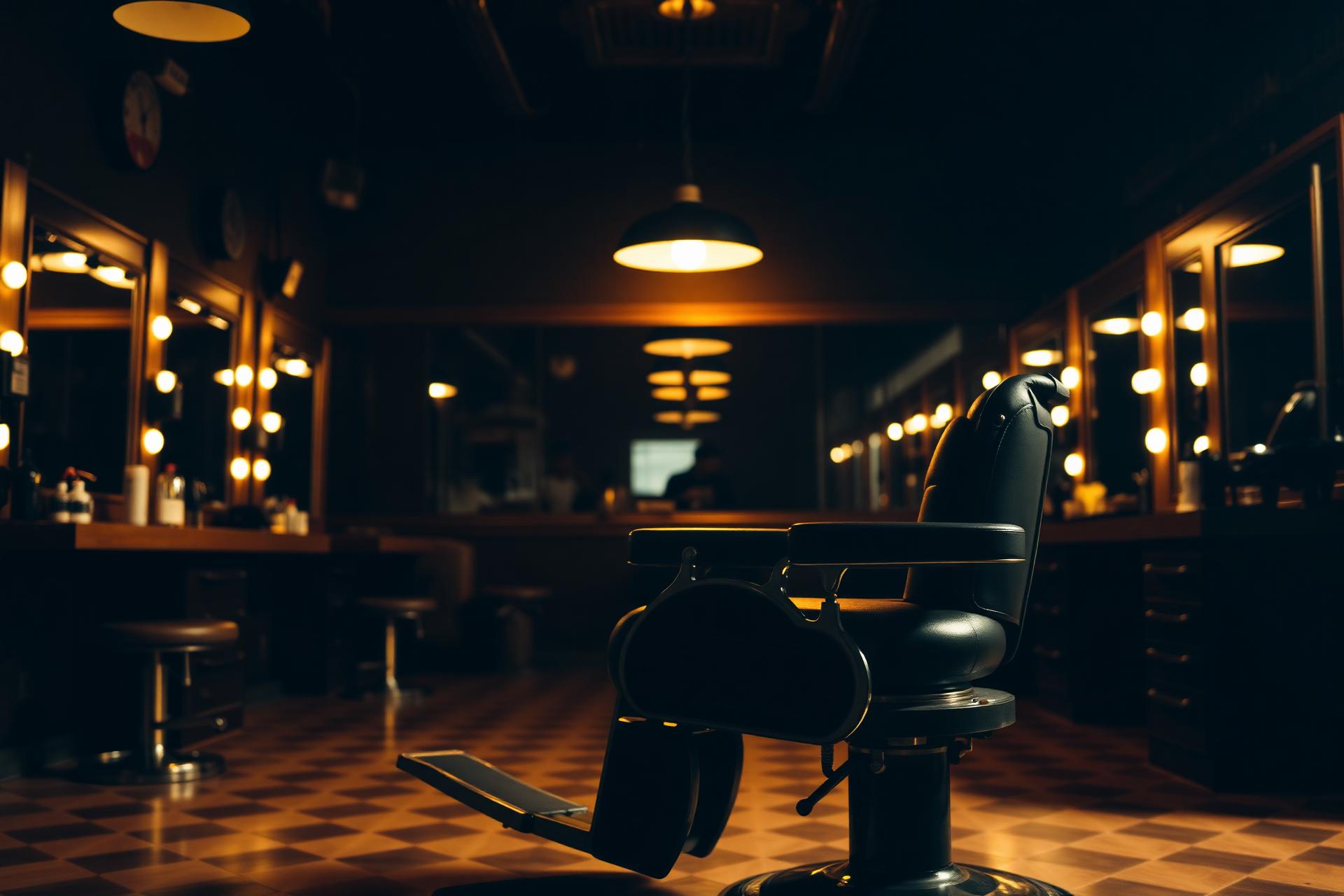 Top Tier Quality Barbering shop interior